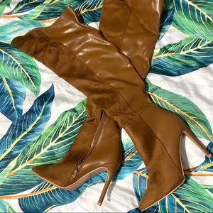 Brand New Fashion Nova over the knee boots 10